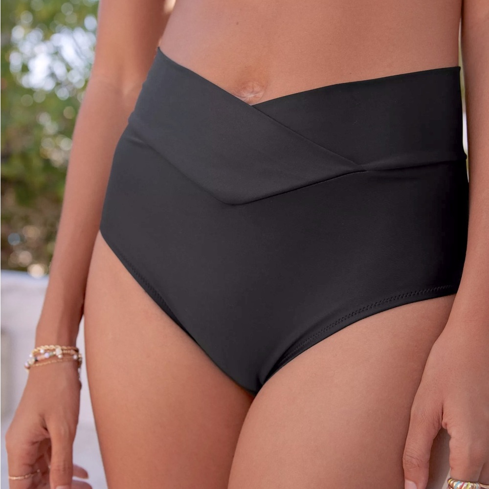NWT Aerie Crossover High Waisted Full Coverage Bikini Bottoms
